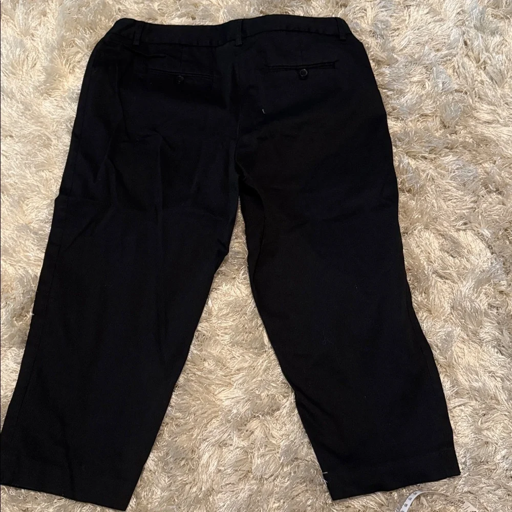 Kenneth Cole Unlisted Rich Black Capri pants - Picture 2 of 4